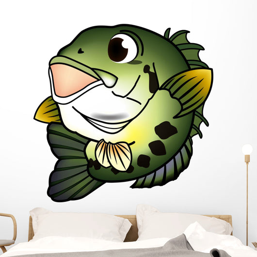 Black Bass Wall Decal
