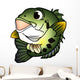 Black Bass Wall Decal