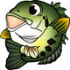Black Bass Wall Decal