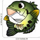 Black Bass Wall Decal