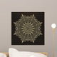 Radial Geometric Pattern Wall Decal