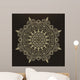Radial Geometric Pattern Wall Decal