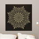 Radial Geometric Pattern Wall Decal