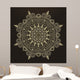 Radial Geometric Pattern Wall Decal