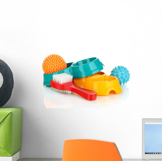 Pet Accessories White Wall Decal