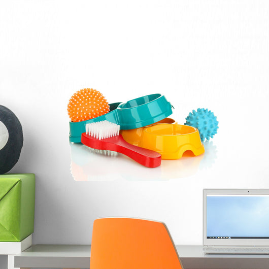 Pet Accessories White Wall Decal