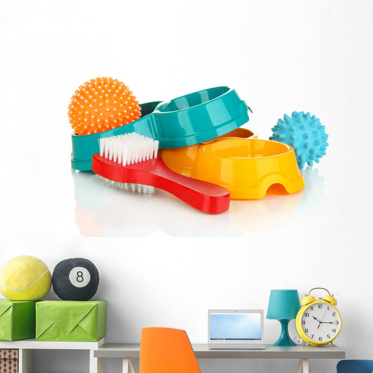 Pet Accessories White Wall Decal