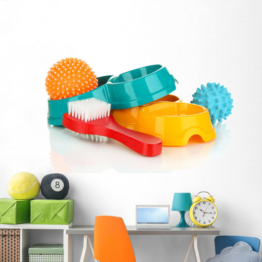 Pet Accessories White Wall Decal