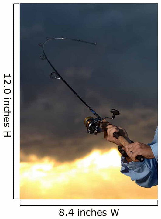 Big Catch While Fishing Wall Decal