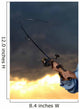 Big Catch While Fishing Wall Decal