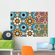 Seamless Islamic Geometric Pattern Wall Decal Design 2