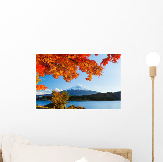 Mt Fuji Autumn Wall Decal