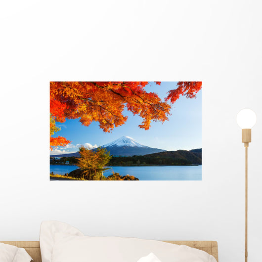 Mt Fuji Autumn Wall Decal