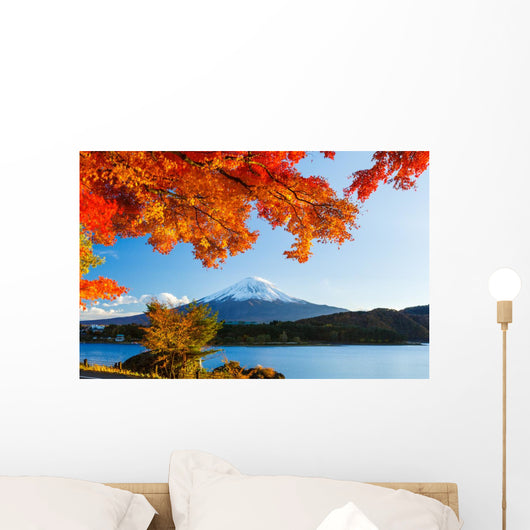Mt Fuji Autumn Wall Decal