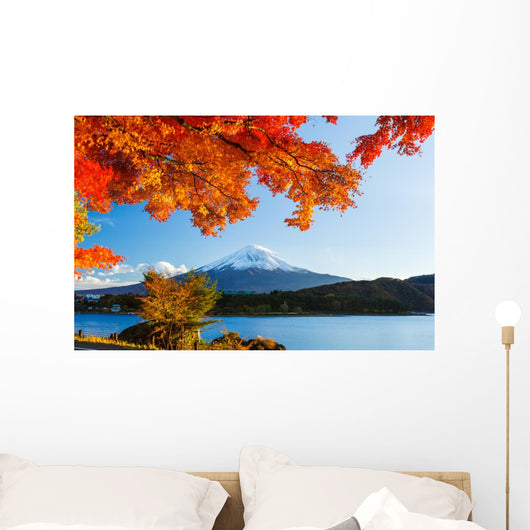 Mt Fuji Autumn Wall Decal