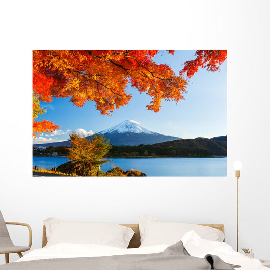 Mt Fuji Autumn Wall Decal