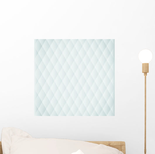 Seamless Rhomb Black-and-white Pattern Wall Decal