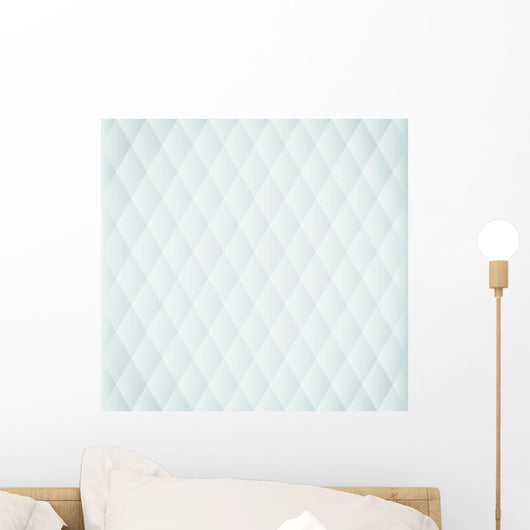 Seamless Rhomb Black-and-white Pattern Wall Decal