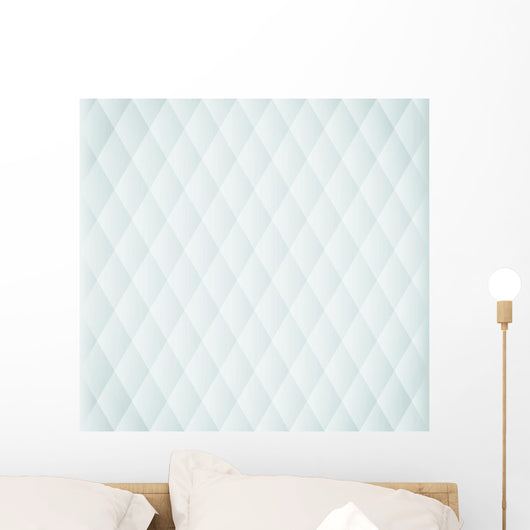 Seamless Rhomb Black-and-white Pattern Wall Decal