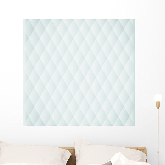 Seamless Rhomb Black-and-white Pattern Wall Decal