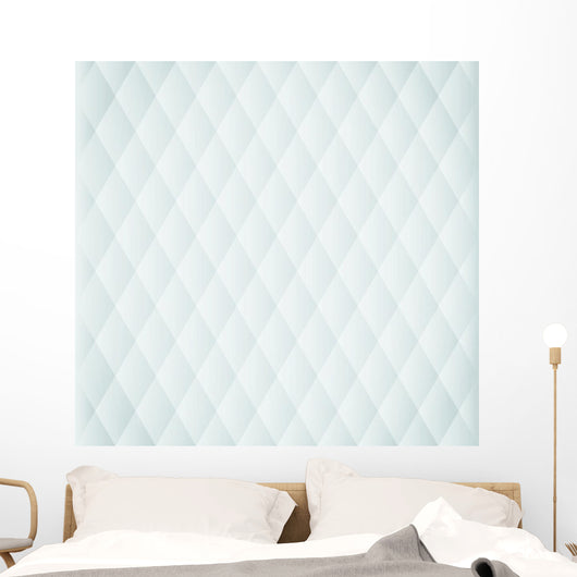 Seamless Rhomb Black-and-white Pattern Wall Decal