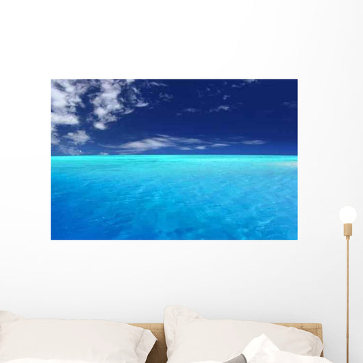Tropical Lagoon Wall Decal Design 3