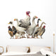Group Ducks Geese and Wall Decal Design 2
