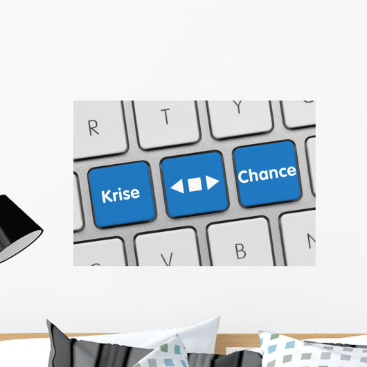 Crisis Opportunity Keyboard Wall Decal
