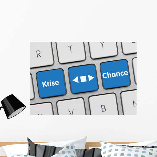 Crisis Opportunity Keyboard Wall Decal