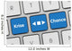 Crisis Opportunity Keyboard Wall Decal