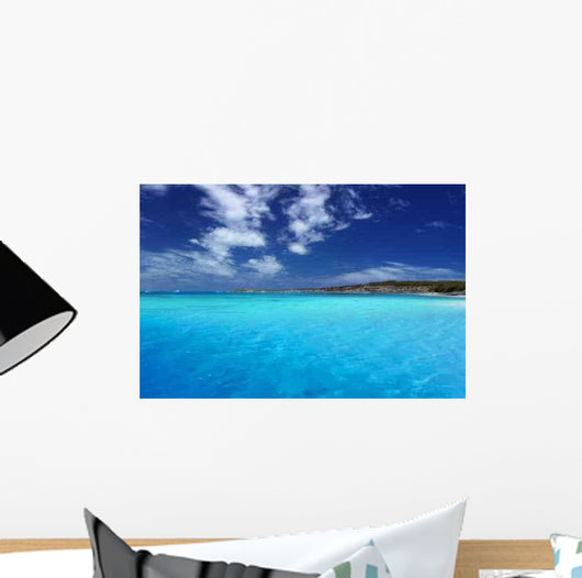 Tropical Lagoon Wall Decal Design 2