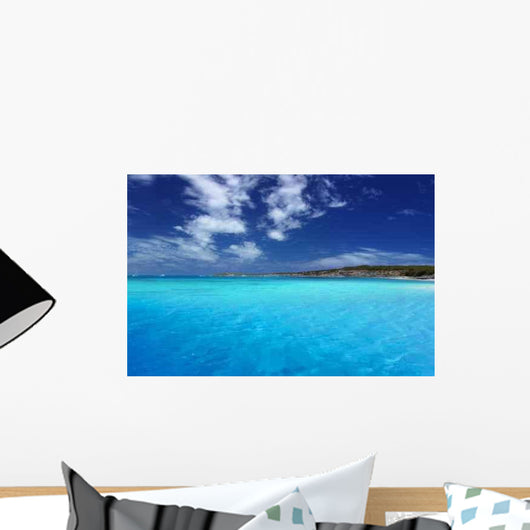 Tropical Lagoon Wall Decal Design 2