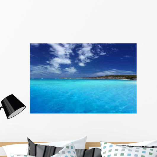 Tropical Lagoon Wall Decal Design 2