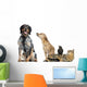 Group Pets White Wall Decal
