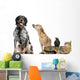 Group Pets White Wall Decal