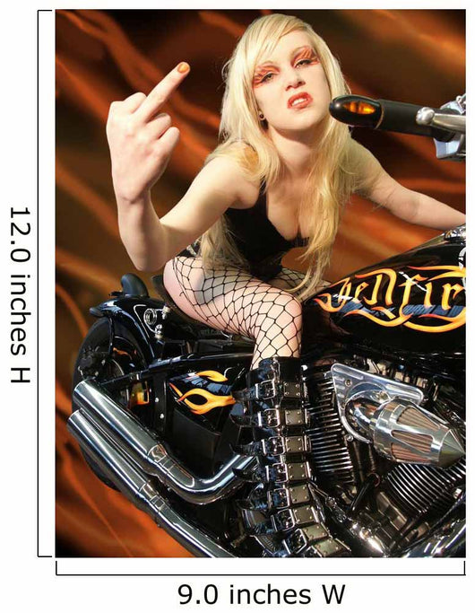 Biker Bitch Wall Decal
