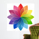 Color Wheel Flower Wall Decal