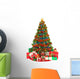 Christmas Tree and Presents Wall Decal