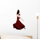 Woman Dancing Flamenco Wall Decal