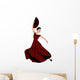 Woman Dancing Flamenco Wall Decal