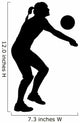 Volleyball Annahme Wall Decal
