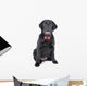 Black Lab Puppy Wall Decal Design 2