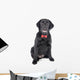 Black Lab Puppy Wall Decal Design 2