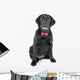 Black Lab Puppy Wall Decal Design 2