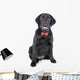 Black Lab Puppy Wall Decal Design 2