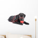 Black Lab Puppy Wall Decal Design 1