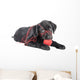 Black Lab Puppy Wall Decal Design 1