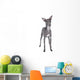 Italian Greyhound Blue Color Wall Decal