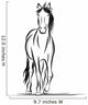 Horse Sketch for Your Wall Decal