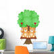 Couple Teddy Bears Swing Wall Decal